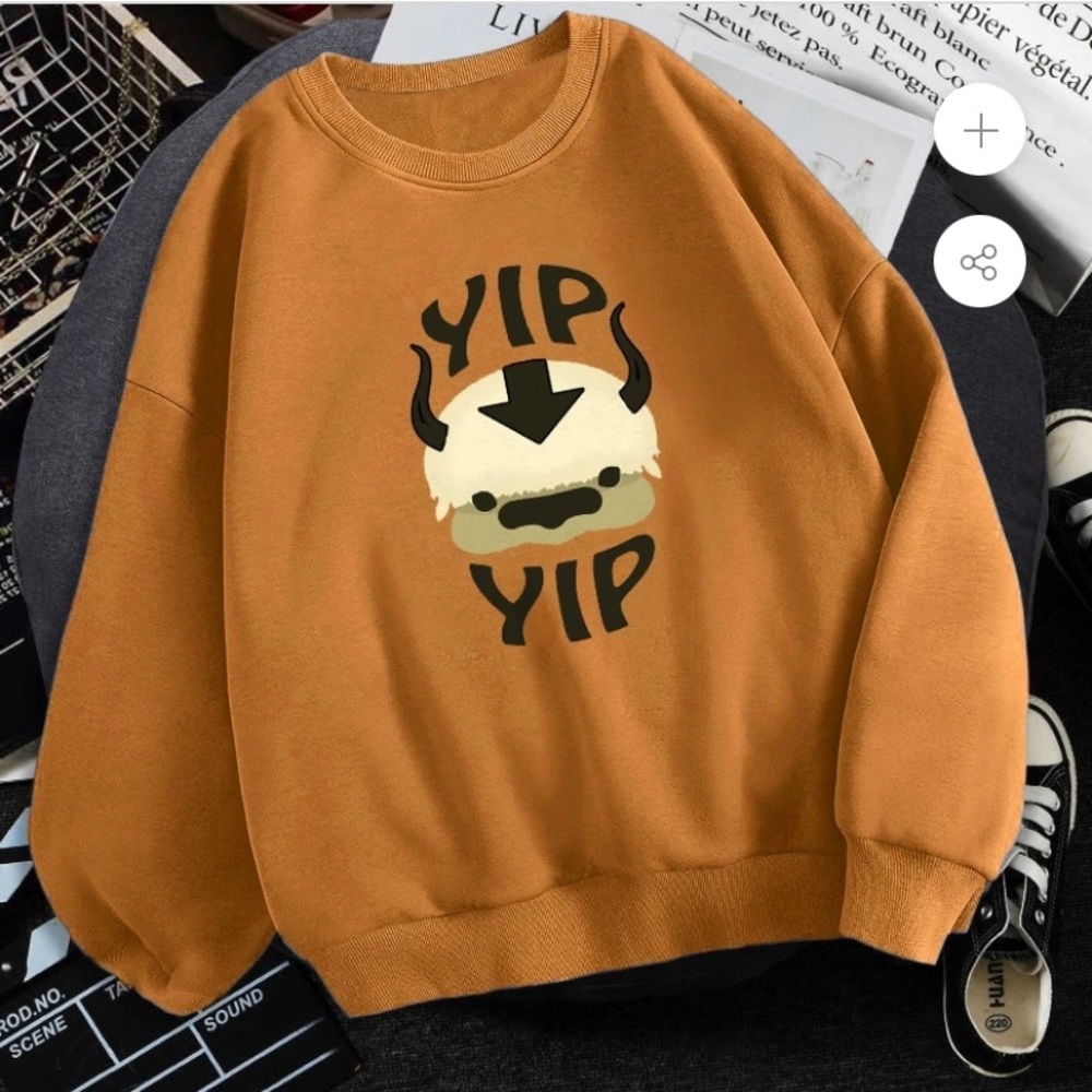 Avatar the Last Airbender Appa Crew Neck Sweatshirt